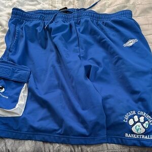 Blue Sports Men's Basketball Shorts